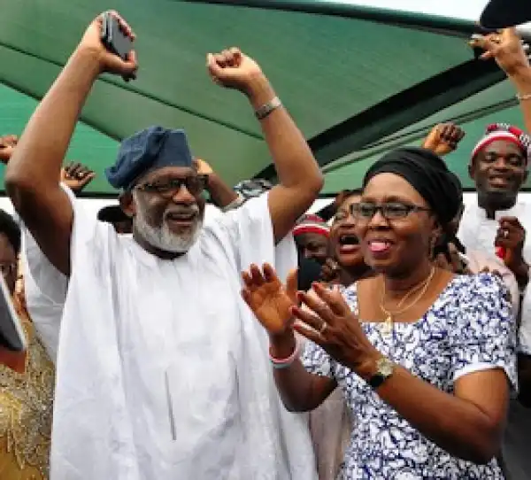 Photo: Igbo woman, Betty Chioma Akeredolu becomes Ondo State First Lady